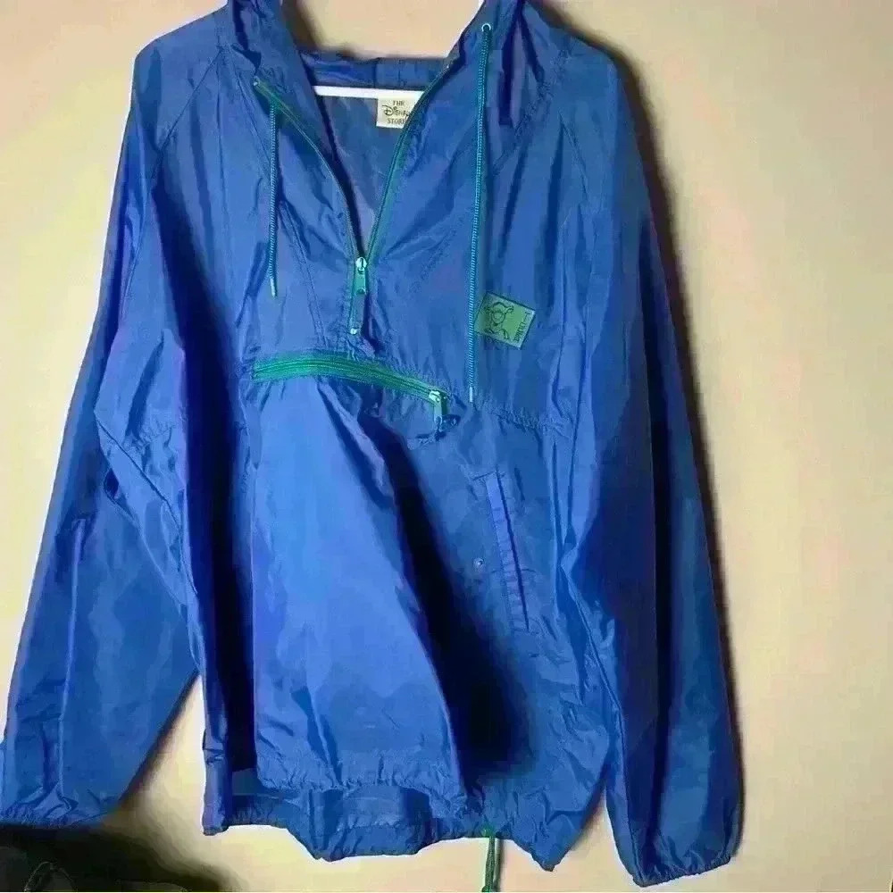 Vintage 90s Disney Tigger Sport Windbreaker Jacket Hooded pullover size L/XL
